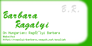 barbara ragalyi business card